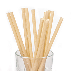 Obrázek Bambusové brčka BambooFibre bílá