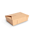 Obrázek Papírová krabička na jídlo hnědá, kraft