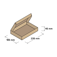 Kartonové krabice 235x185x46mm, 10 ks